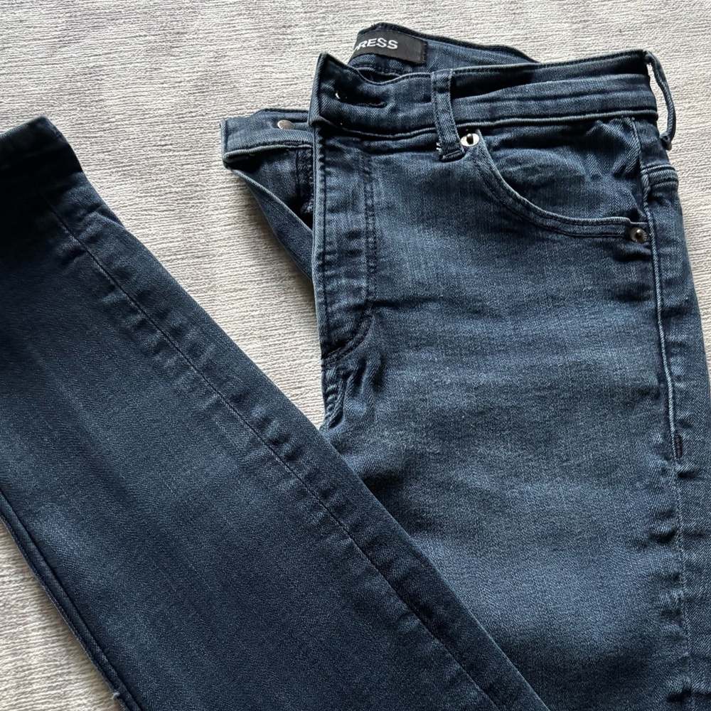 Express Legging High Rise Performance Stretch Jea… - image 2